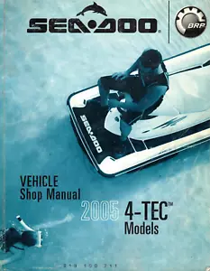 Manual de reparación/servicio al propietario/distribuidor Sea-Doo genuino fabricante de equipos originales GTX/RXP/RXT 4-TEC - Imagen 1 de 2