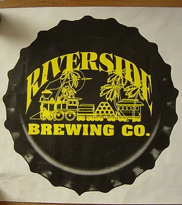 Riverside Brewing Company - PROMO POSTER (24" x 60") Flaschenverschluss LOGO - Craft Beer - Bild 1 von 11