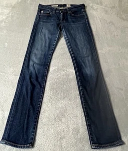 Adriano Goldschmied Jeans Size 26R The Stevie Petite Slim Straight Low Rise Blue - Picture 1 of 11