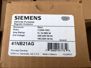 Siemens Furnace 41NB21AG Air Conditioning Definite Purpose Magnetic Contactor - Picture 1 of 2