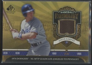 2006 SP Legendary Cuts #BC-SG Steve Garvey Baseball Chronology Materials