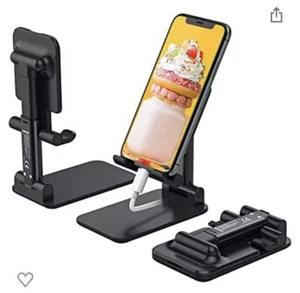 2 Anozer Foldable Cell Phone Stand, Angle & Height Black,NEW, FREE SHIPPING - Picture 1 of 1