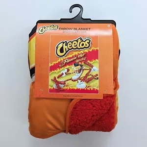 Cheetos Flaming Hot Sherpa Blanket, Cheetos Blanket - Picture 1 of 3