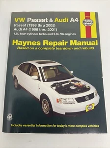 Volkswagen Passat 98-05, Audi A4 V6 96-01 Haynes Repair Manual 96023 - Picture 1 of 2
