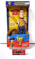 Disney Pixar Toy Story 2 Talking Woody Push Button 16" 1999 ThinkWay ~ Works HTF