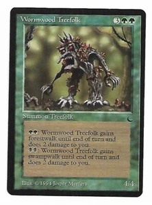 Magic the Gathering ~ MTG ~ 1x Wormwood Treefolk ~ LP ~ THE DARK - Picture 1 of 2