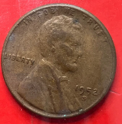 1952-S Lincoln Wheat Cent Penny VF BN From an Original Bank Roll - Image 1 of 4