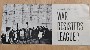 Pamphlet WHAT IS THE WAR RESISTORS LEAGUE Pacifist Anti-War Propaganda Vietnam - Picture 1 of 12