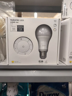 IKEA Tradfri LED 40406574 1000 Lumen Dimmable Light Bulb 11 Watt E26 Remote NIB - Image 1 of 2