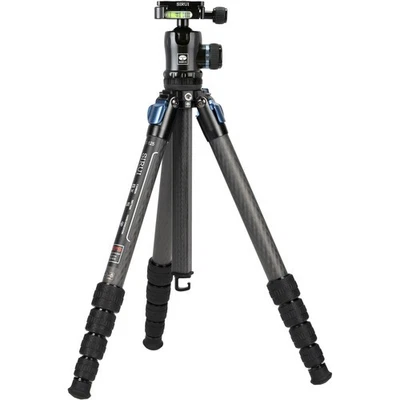 Sirui Carbon Fiber Tripod Kits with Triangular Column 26.5 LB Load (ST125+K10X). - Image 1 of 4