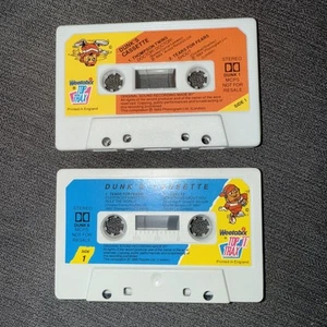 Dunk’s Cassettes Top Trax & Top Trax II From Weetabix 1985, 1986 Vintage Tapes - Picture 1 of 6