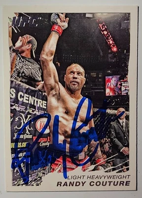 2011 Topps UFC Moment of Truth Randy Couture #1 Signed Auto NM-Free US Shipping - Image 1 of 2