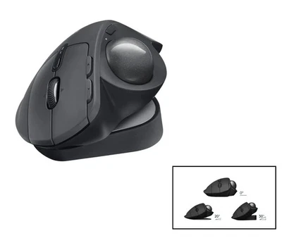 Logitech MX Ergo Plus Wireless Trackball Mouse for PC Mac + 10-30° Tilt Wedge - Image 1 of 4