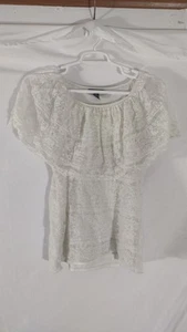 Style&Co Damen Bluse Gr Xl Ärmellos Leinen Spitze - Bild 1 von 10