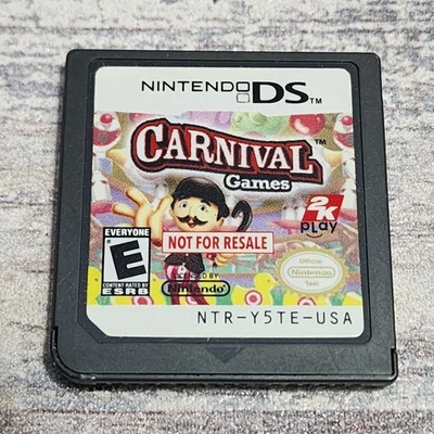 DEMO DS Carnival Games Not For Resale GPK Kiosk With Sticker RARE - Image 1 of 4