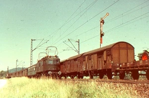 Originaldia E 18 34, Neustadt an der Aisch, 01.07.1961  - Glasrahmen - Bild 1 von 2