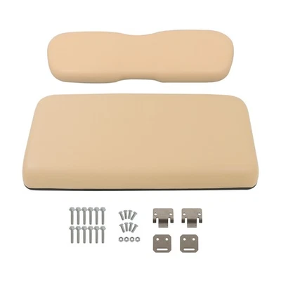 Juego de cojines beige para asiento delantero inferior y trasero para Club Car/Carrito de Golf DS 2000,5-Up Foto 1 de 4