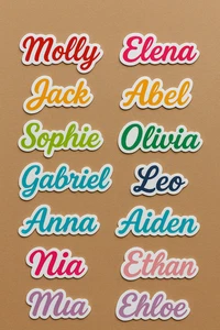 Personalised Vinyl Name Labels - For water bottles, wedding décor, wine glasses, - Picture 1 of 7