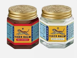 Tiger Balm Red White Herbal Ointment Muscle Joint Ache Relief Thai Massage - Picture 1 of 9