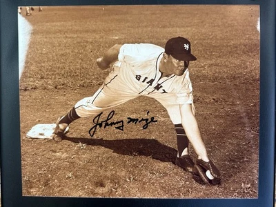 Johnny Mize Signed 8x10 Auto No COA  Guaranteed to Pass - Image 1 of 3