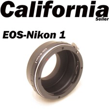 Canon to Nikon1 Mount Lens EOS EF EF-S AW1 S1 S2 J2 J4 J5 V2 V3 V5 V1 J1 Adapter