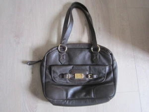 Bolso de hombro Radley vintage de cuero marrón oscuro 15 x 10" - Imagen 1 de 4