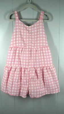 Tommy Bahama Jersey Niñas Niño 7 Rosa Guinga Pantalones Cortos Verano Conjunto Casa Núcleo Foto 1 de 4