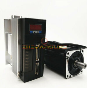 730W AC Servo Motor Kit 3.5NM 90ST-M03520 Driver CW/CCW 3M Cable for CNC Milling