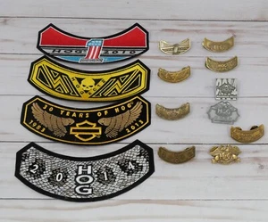 14 x HOG Harley-Davidson Owners Group Annual Patches & Pins, Motorrad - Bild 1 von 19