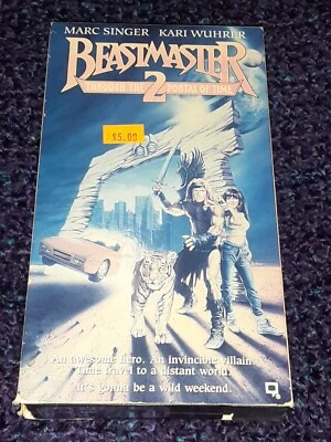 Beastmaster 2 Through The Portal Of Time VHS Rare HTF Fantasy Scifi  - Image 1 of 4