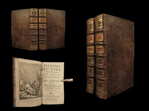 1739 1ed Astrology Cosmogony Occult Pagan Egyptian Mythology Illustrated Pluche - Picture 1 of 24