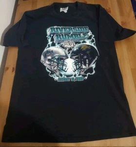 Y2K Jacksonville Jaguars Miami Dolphins 2000 Riverside Rumble Lee Tee Sz Large - Picture 1 of 10
