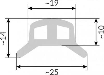 Kantenschutz Rammschutz Stoßkante Scheuerleiste Rand Boot Keder Einlage Leiste - Bild 1 von 2