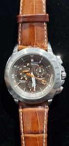 Rare Citizen Eco-Drive Perpetual Mens Chronograph Alarm Watch - Picture 1 of 11