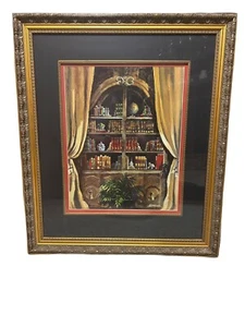 B Sikes Signed 2001 Matted Framed Art 32X28.5 - Picture 1 of 4