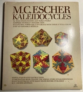 M. C. Escher KALEIDOCYCLES FE 1977 17 DIY Constructs of his art EX condition - Picture 1 of 20