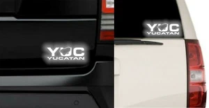 Yucatan YUC Mexico Reflective Sticker Decal - Bild 1 von 2