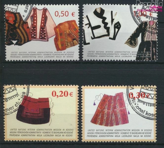 kosovo 22-25 (complète edition) oblitéré 2004 Costumes (9476159 - Photo 1/1
