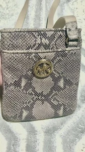 Michael Kors Crossbody Bag Snakeskin Animal Print - Picture 1 of 3
