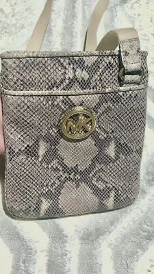 Michael Kors Crossbody Bag Snakeskin Animal Print - Image 1 of 3