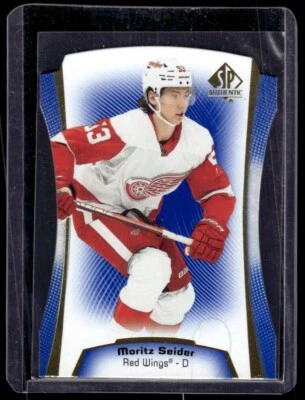 2021-22 SP Authentic Die Cut Blue Moritz Seider #DC-19 Detroit Red Wings - Image 1 of 2