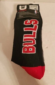 Chicago Bulls Calze equipaggio ufficiali NBA da uomo (3) coppia taglia 6-12 calzini - Foto 1 di 5