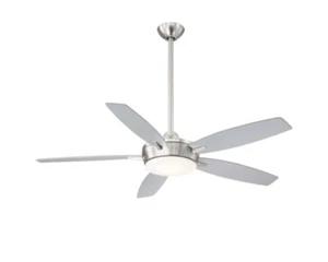 Minka Aire F690L-BN/SL Espace Brushed Nickel 52" LED Ceiling Fan with Remote - Picture 1 of 8