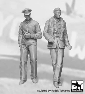 Black Dog 1/32 British RAF Fighter Pilots Set #3 1940-1945 WWII (2 Figs.) F32048 - Bild 1 von 1