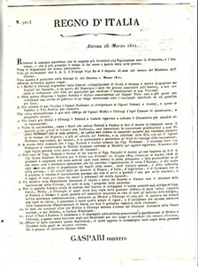 HH148-PERIODO NAPOLEONICO-ANCONA CIRCOLARE SULLE VACCINAZIONI - Foto 1 di 1