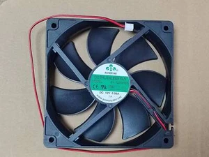 POWERYEAR PY-1225H12S DC12V 0.35A 12CM 12025 cooling fan 2-wire - Picture 1 of 4