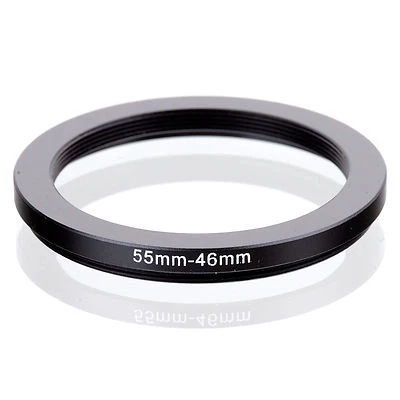 RISE (UK) 55-46MM 55MM-46MM 55 to 46 Step Down Ring Filter Adapter - Image 1 of 3
