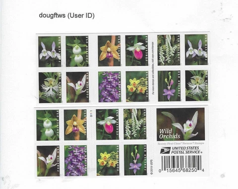 "Wild Orchids"- Forever Stamps Cover