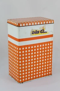 Antigua Caja de Hojalata COLA-CAO Lata Olimpiadas de Montreal 1976 VINTAGE - Imagen 1 de 9