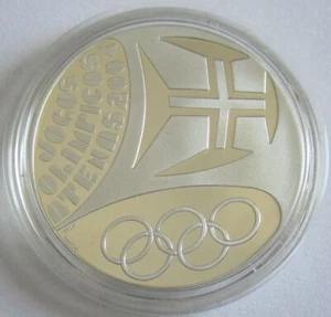 Portugal 10 Euro 2004 Olympics Athens Silver Proof - Picture 1 of 2